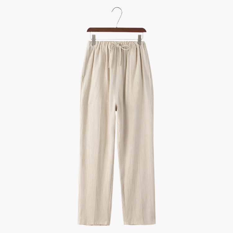 Chic Cannes Linen Trousers