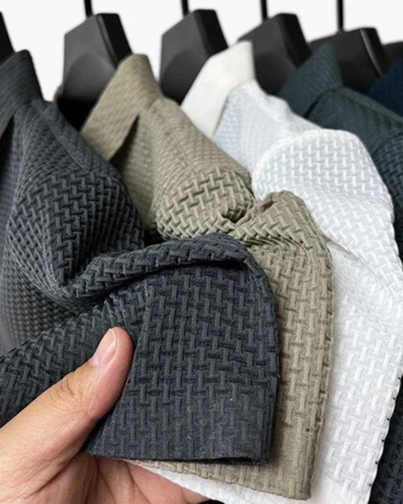 Prestigio Silk Polo Shirt - Wrinkle-Resistant Elegance