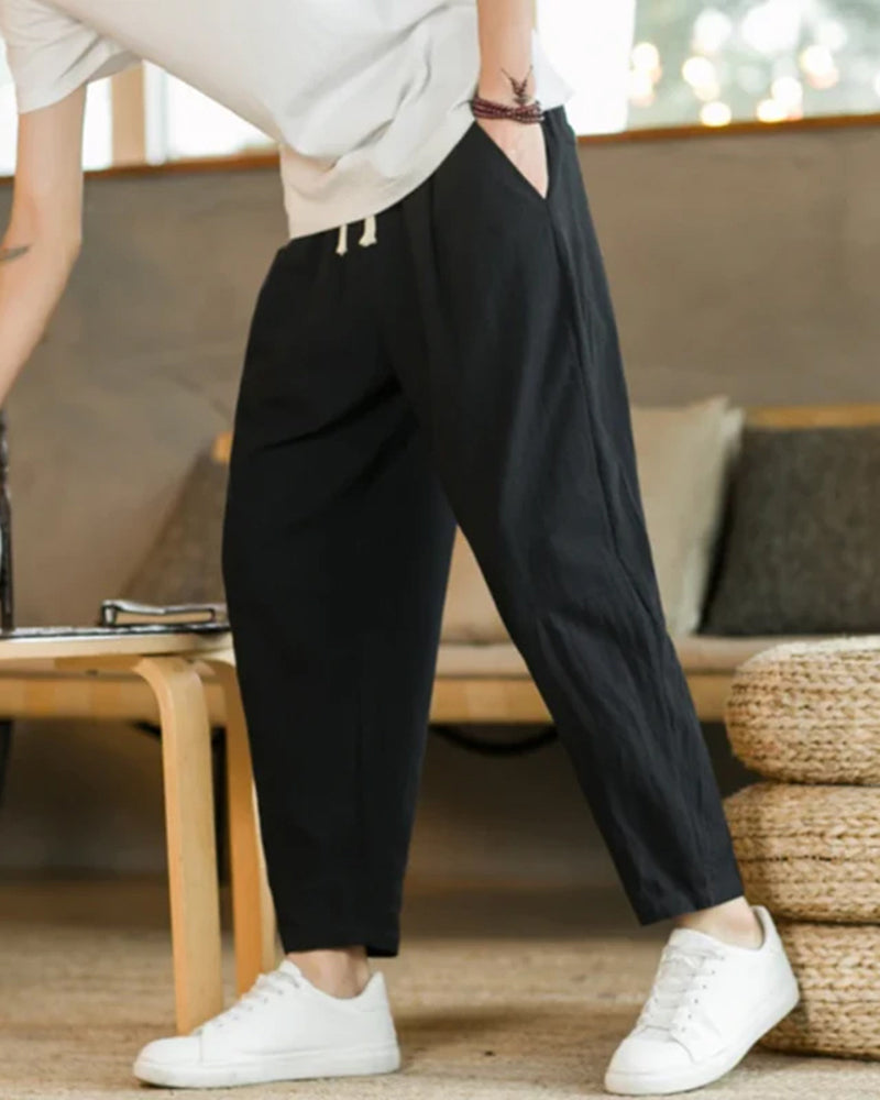 Chic Cancun Cotton Trousers