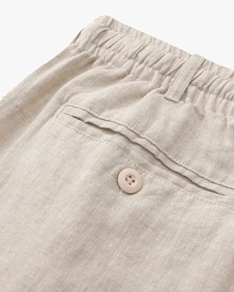 Casablanca Luxe Linen Shorts