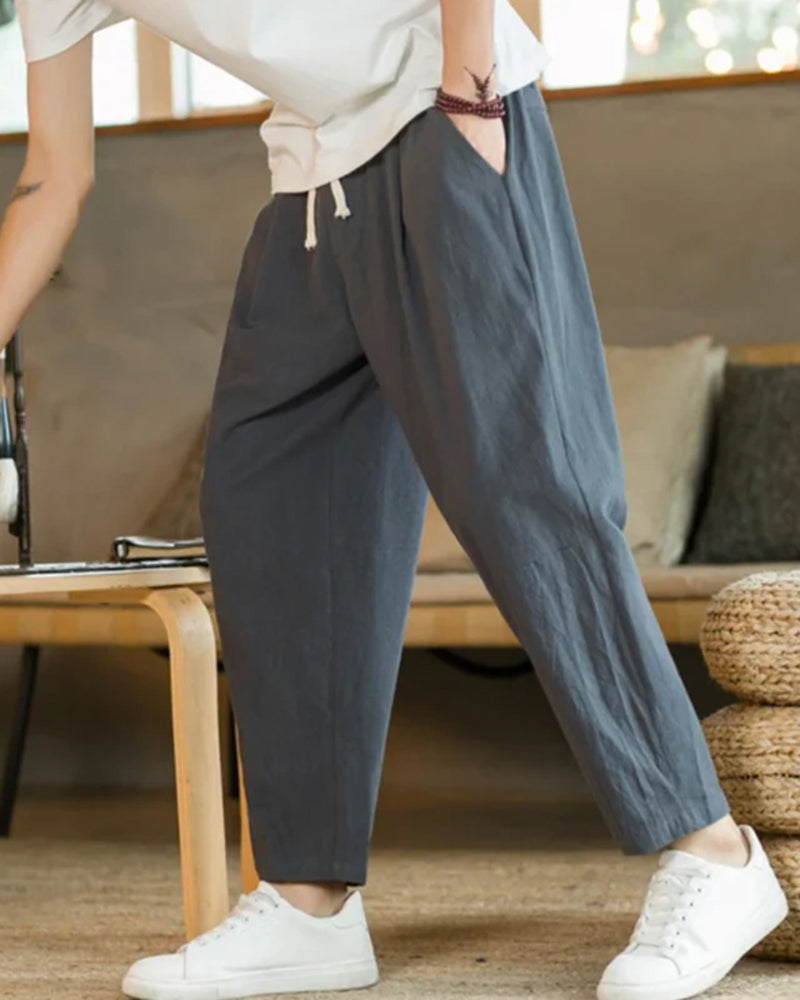 Chic Cancun Cotton Trousers