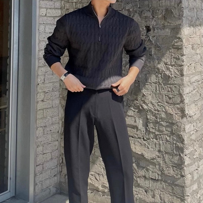 GWANGJU Zip-Up Sweater: Effortless Style Meets Comfort