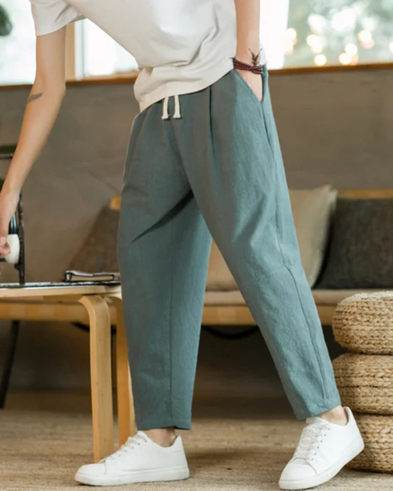 Chic Cancun Cotton Trousers