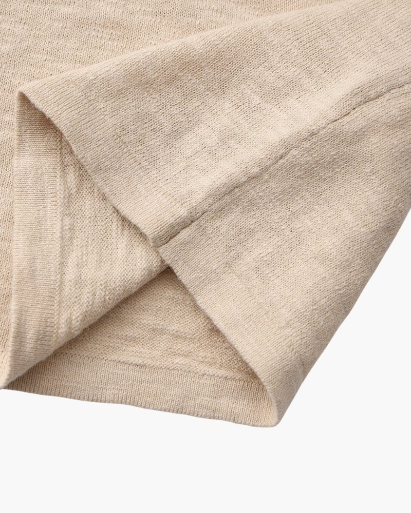 Essential Crewneck in Soft Linen Cotton Blend