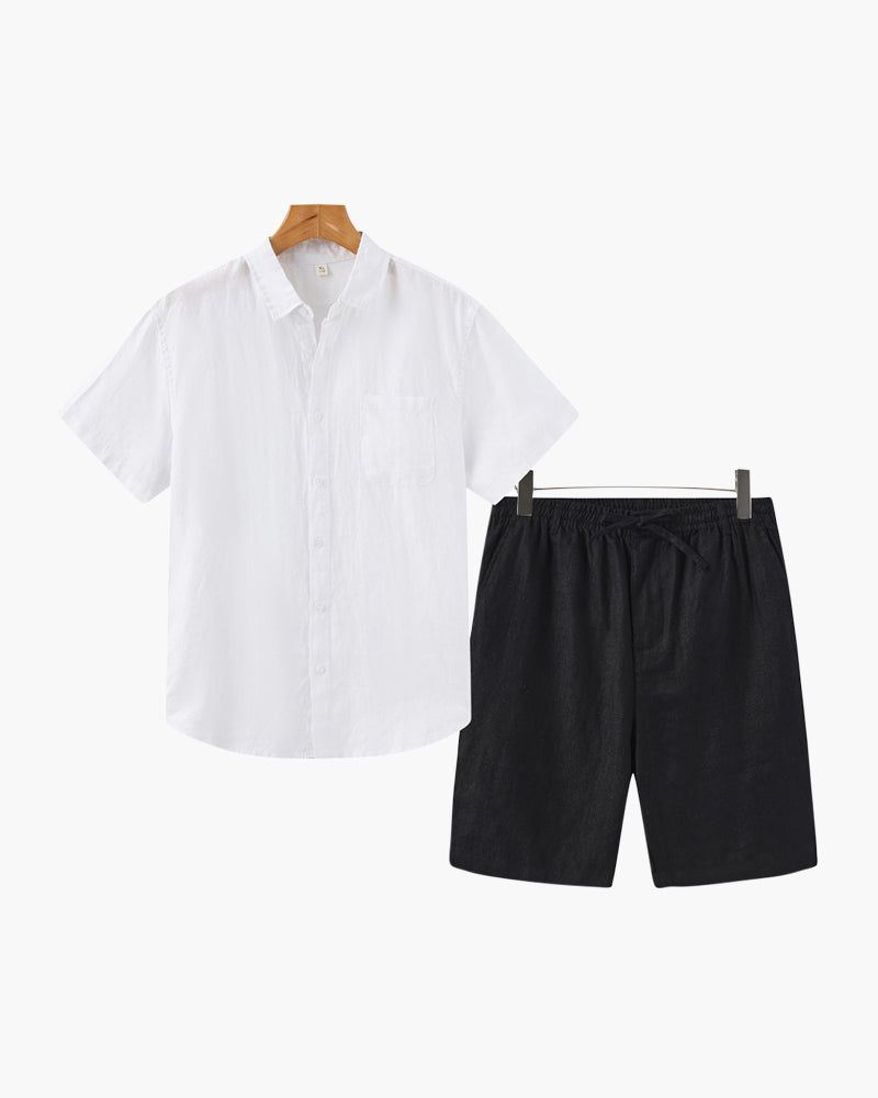 Heritage Linen Shorts Set