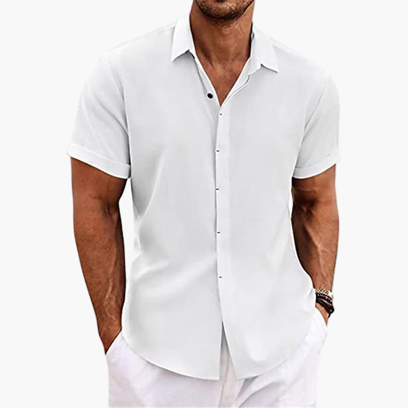 Miami Breeze Short Sleeve Linen Shirt