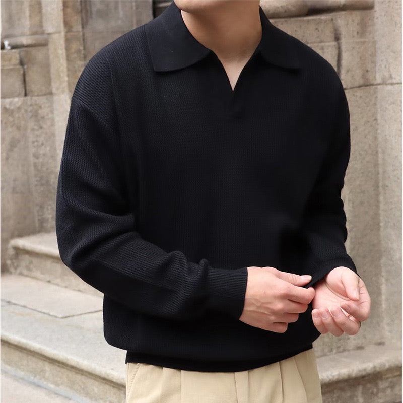 BUSAN Classic V-Neck Polo