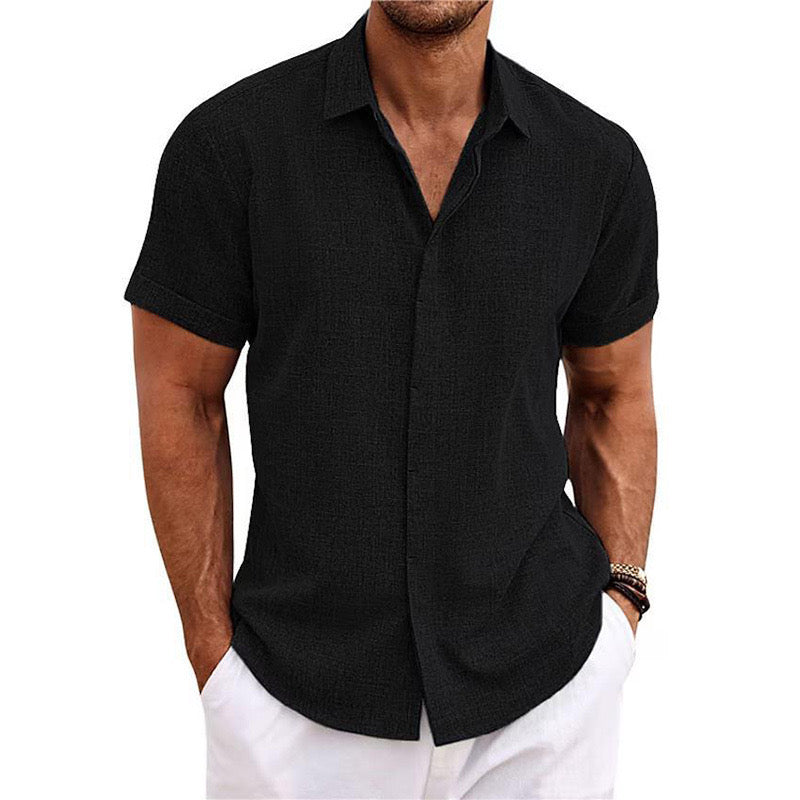 Miami Breeze Short Sleeve Linen Shirt