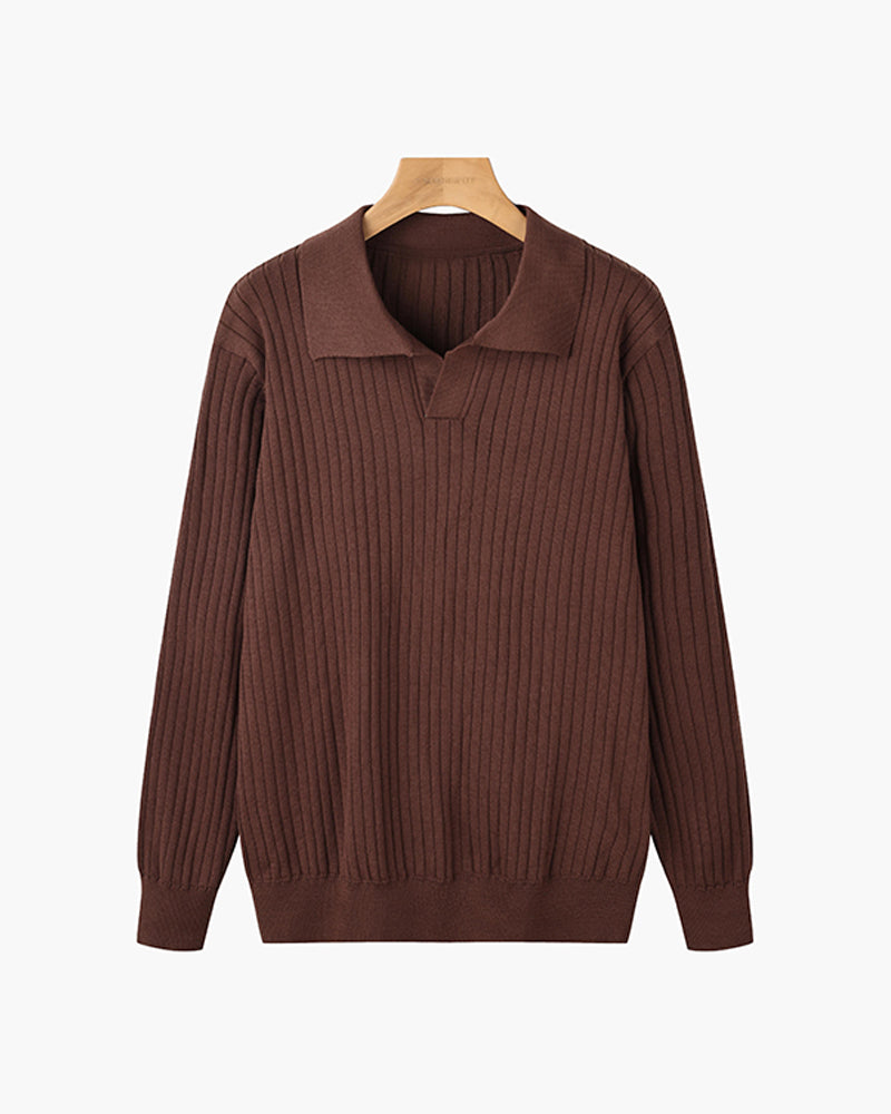 SUWON Classic V-Neck Polo