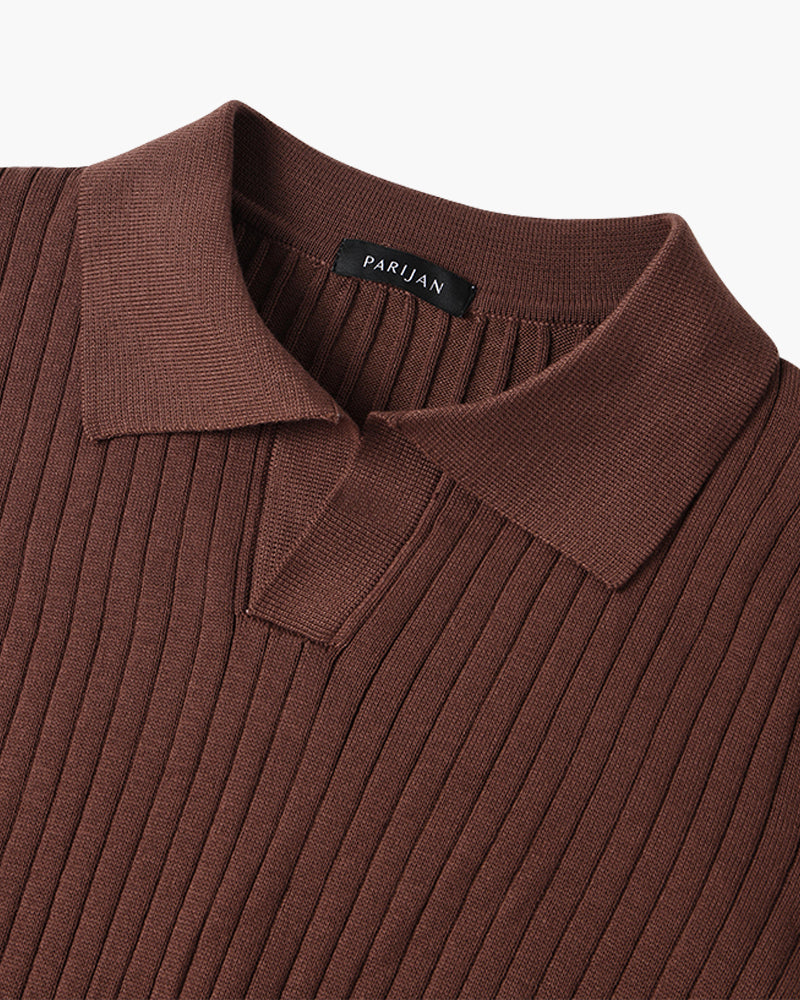 SUWON Classic V-Neck Polo