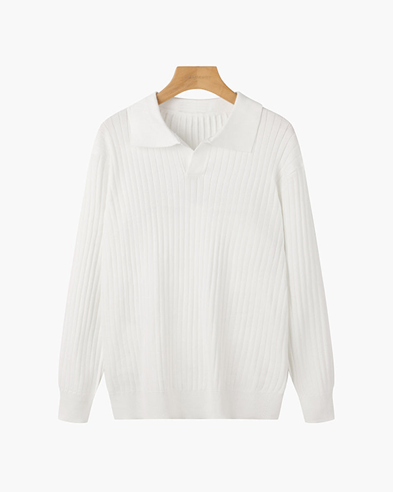 SUWON Classic V-Neck Polo