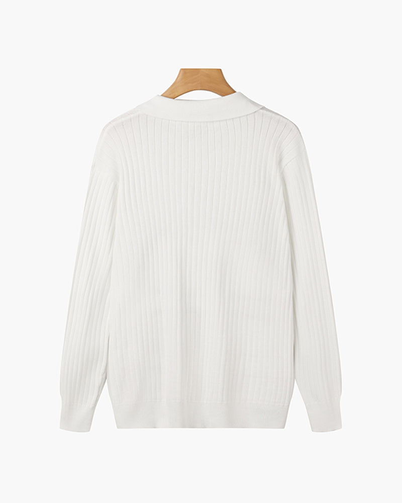 SUWON Classic V-Neck Polo