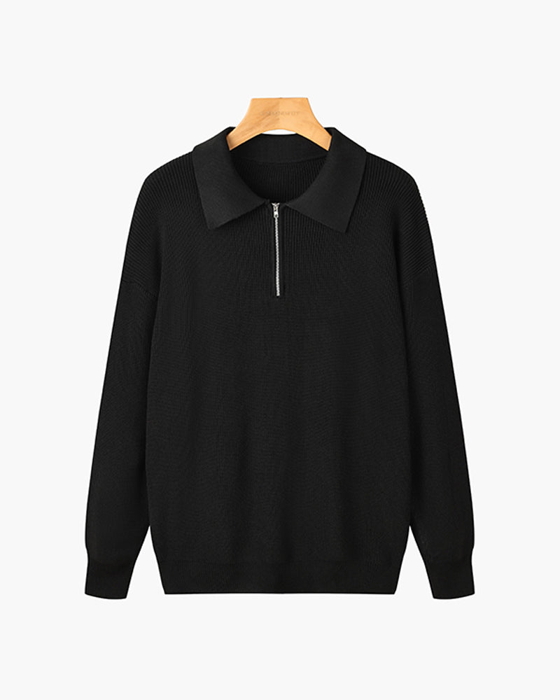 RASON Cozy Zip-Up Sweater