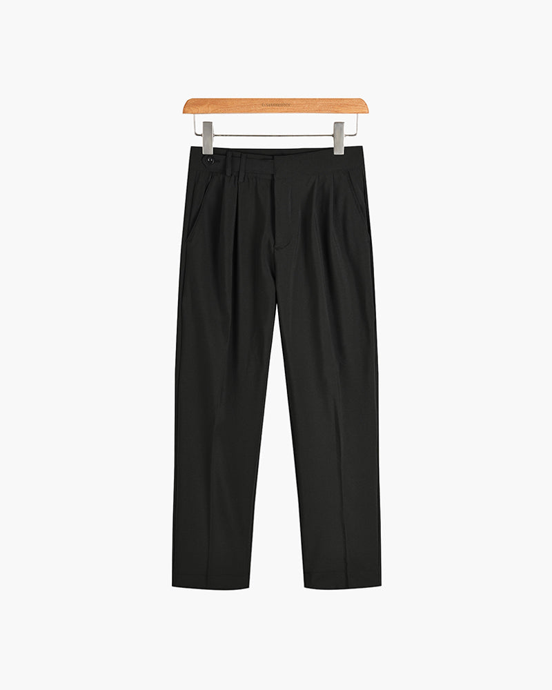 Parisian Elegance: Classic Heritage Trousers