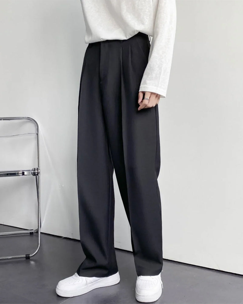 Parisian Comfort: Wide Leg Trousers