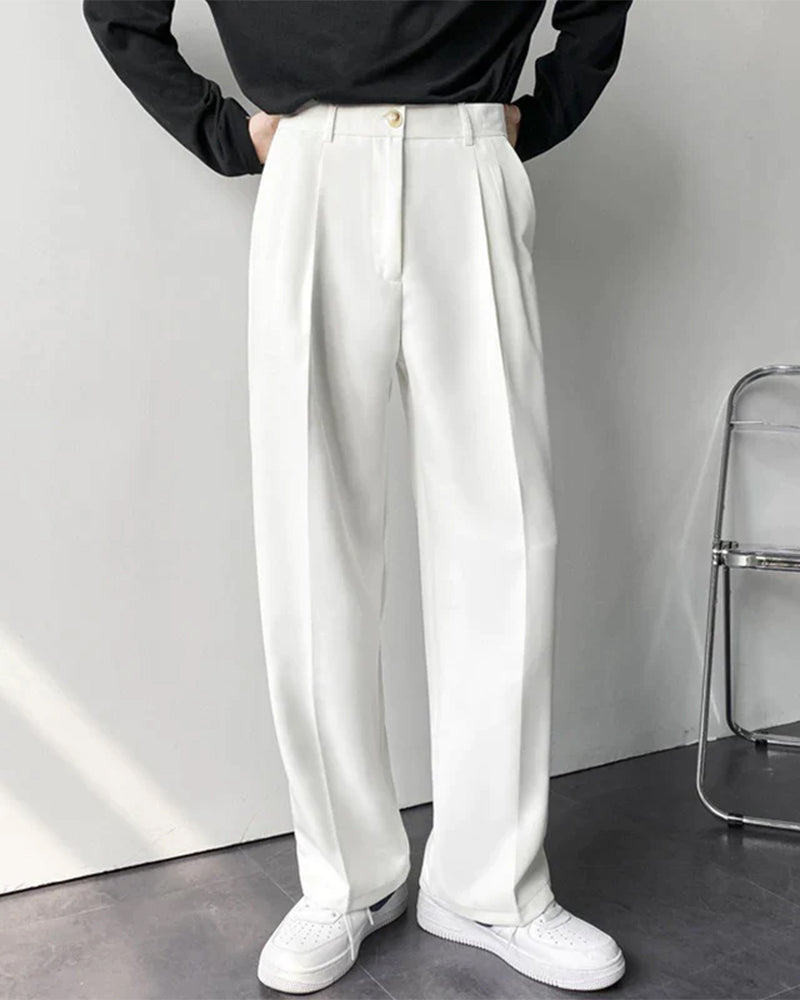 Parisian Comfort: Wide Leg Trousers