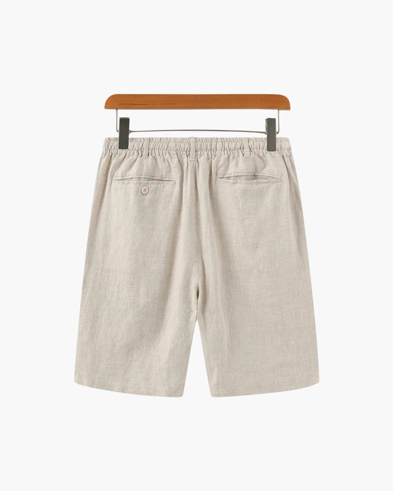 Casablanca Luxe Linen Shorts