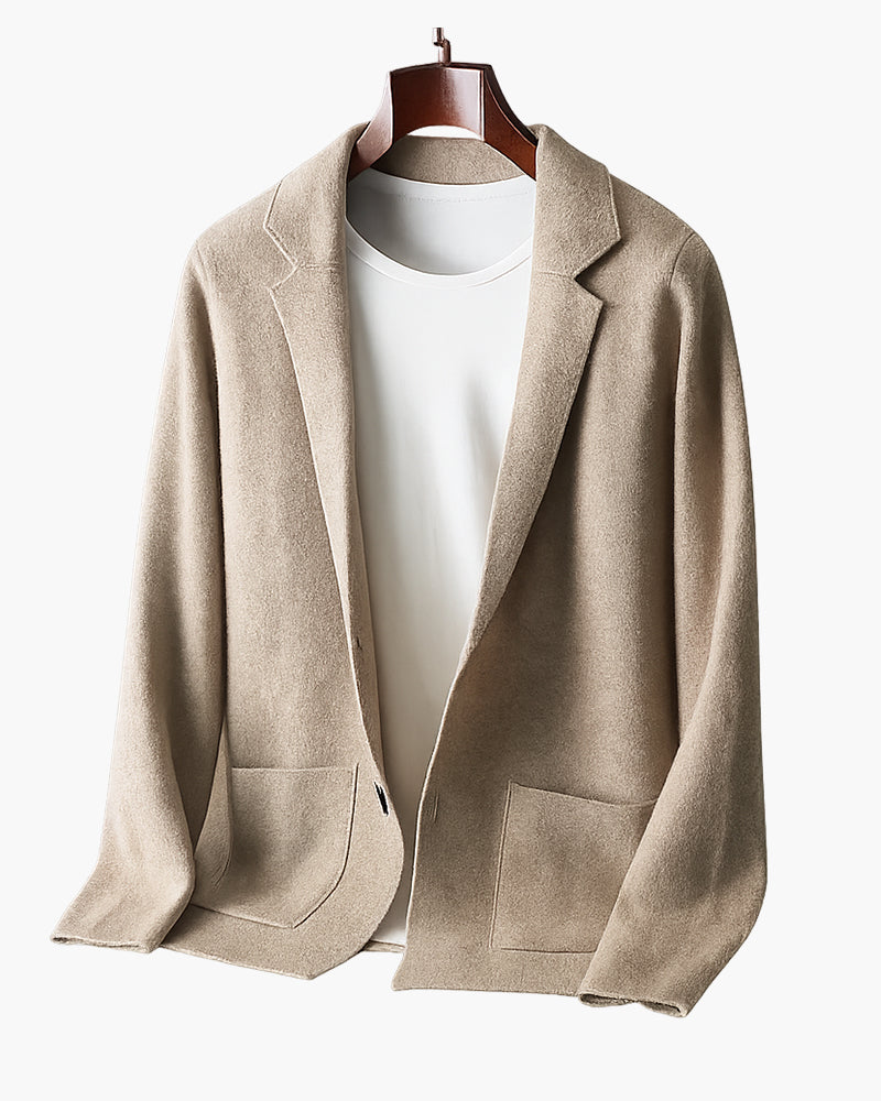 Venetian Luxe: Cashmere Knit Blazer