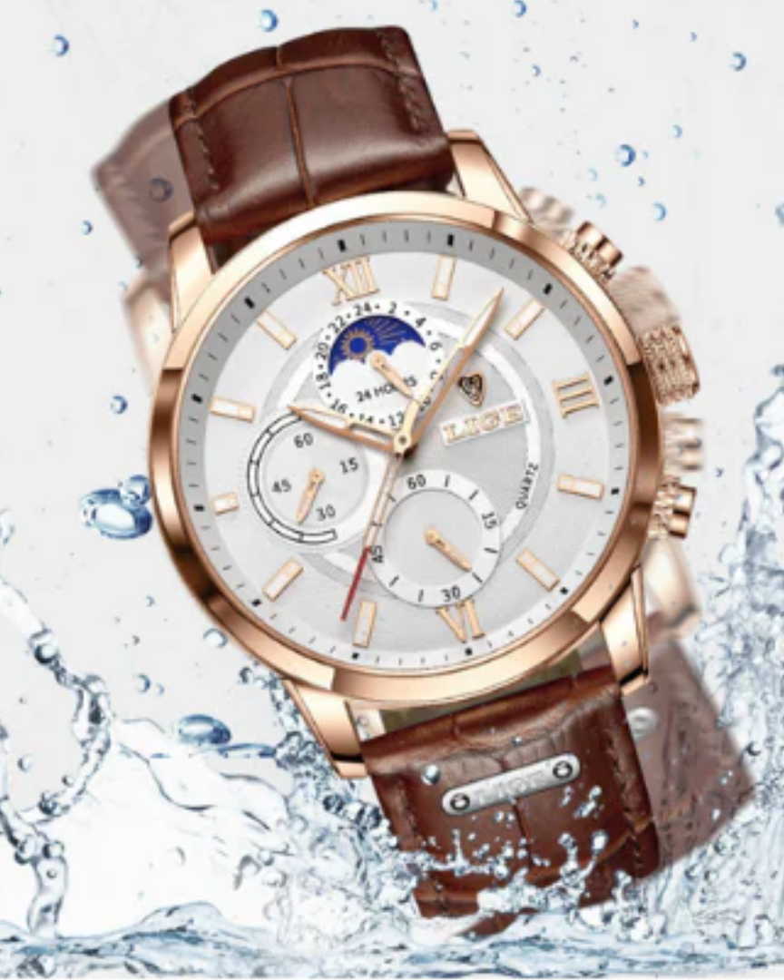 Lugano Classic Waterproof Watch: Timeless Elegance Meets Durability