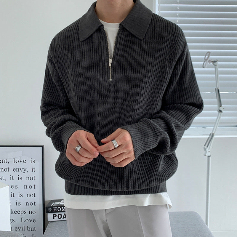 RASON Cozy Zip-Up Sweater
