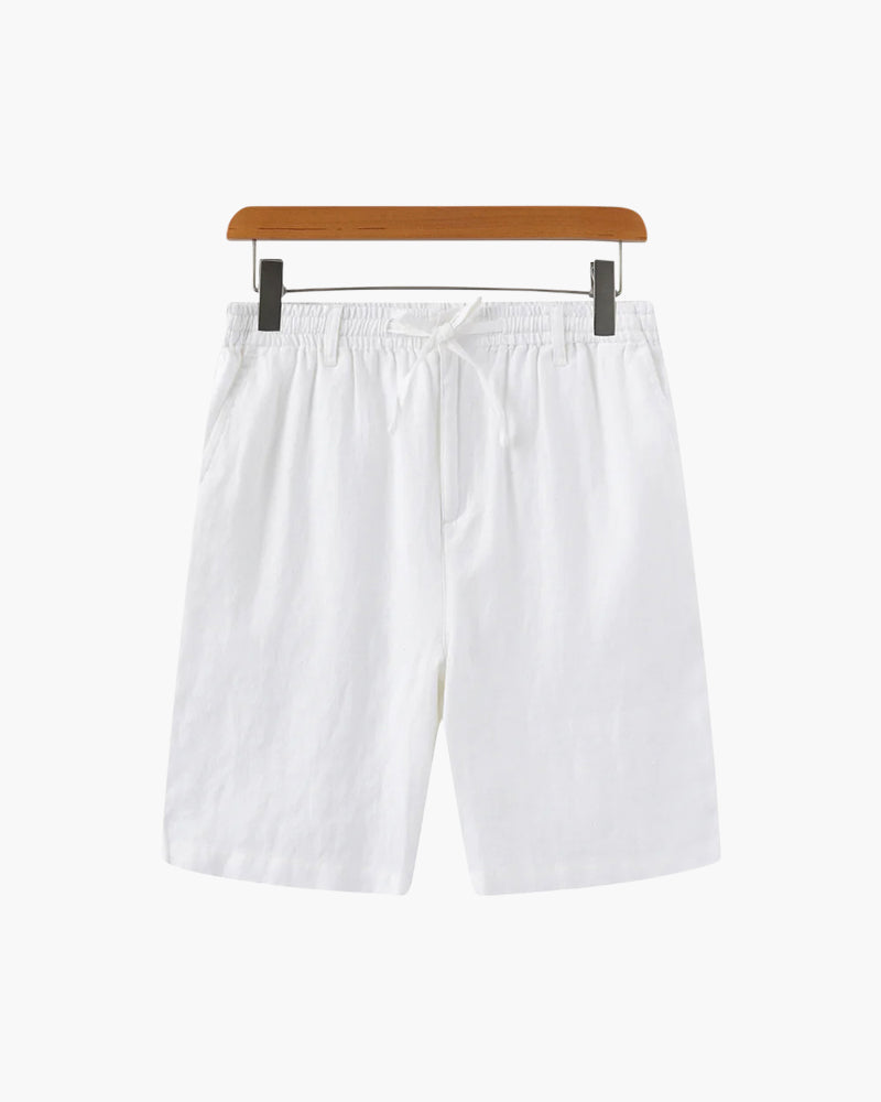 Casablanca Luxe Linen Shorts