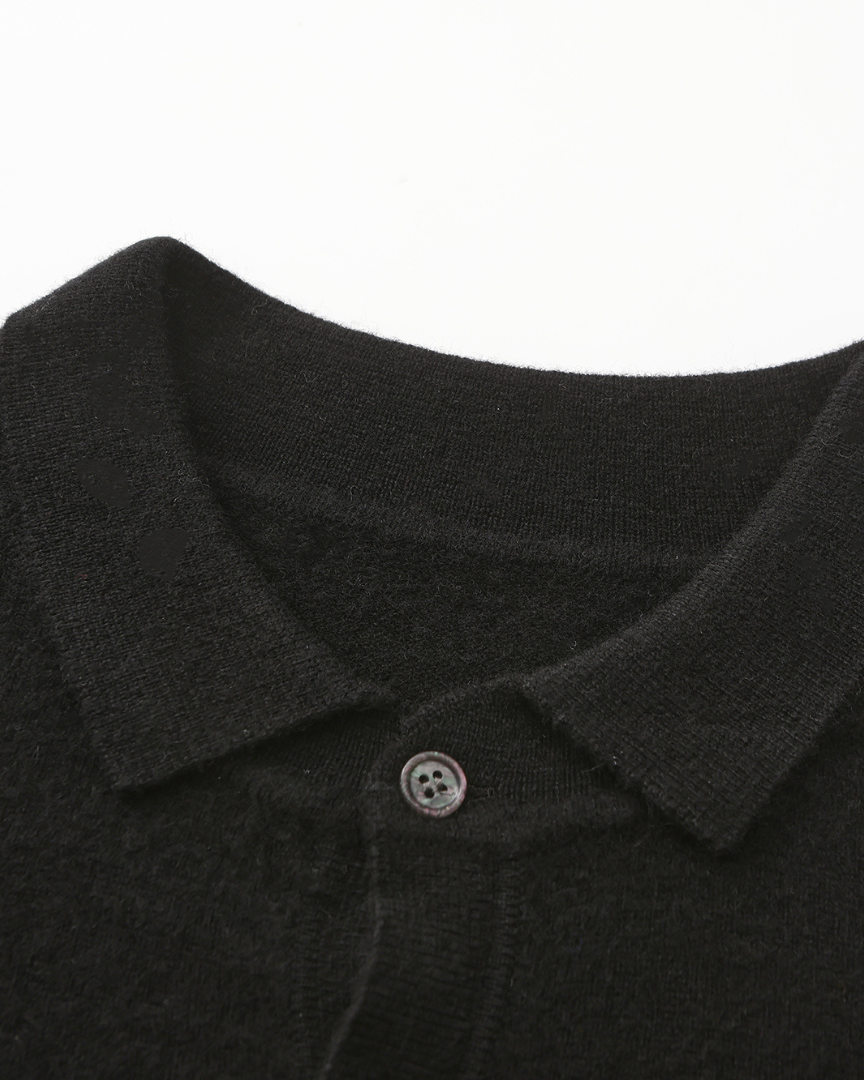 Pure Cashmere Polo - Luxurious Comfort Redefined