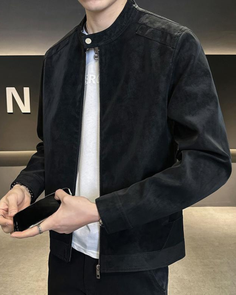 Luxurious Suede Leather Estate Jacket