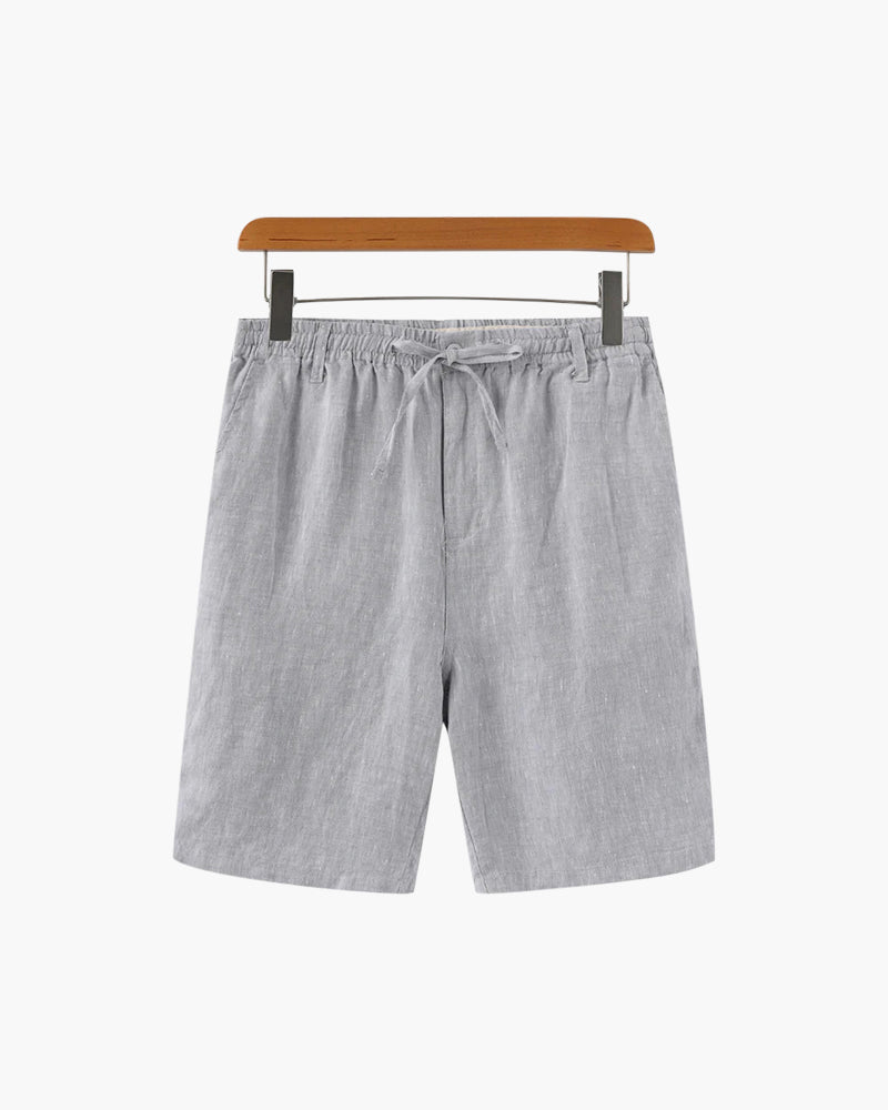Casablanca Luxe Linen Shorts