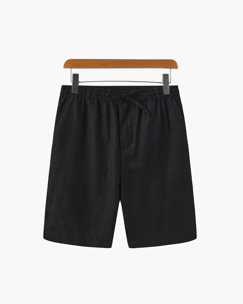 Casablanca Luxe Linen Shorts