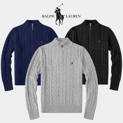 Exclusive Cashmere Sweater with Triple Twist