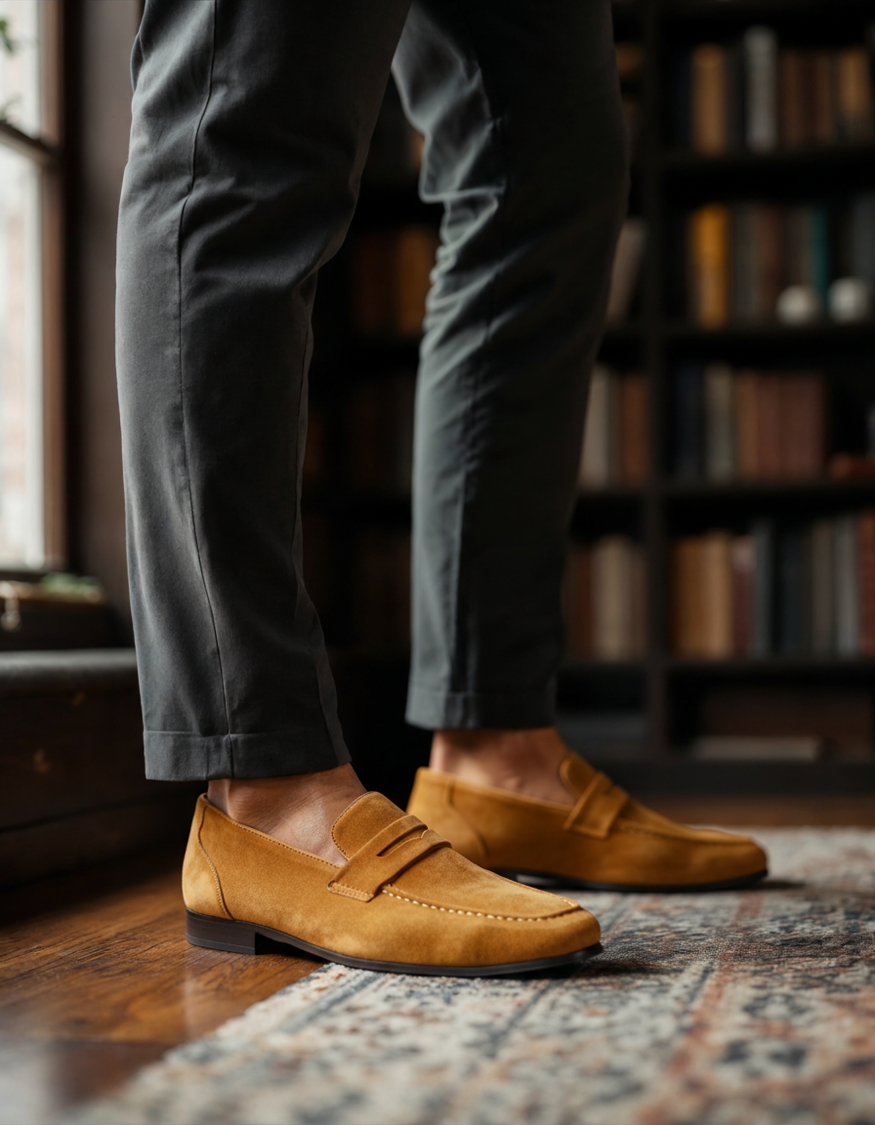 Classic Suede Penny Loafers: Timeless Elegance Redefined