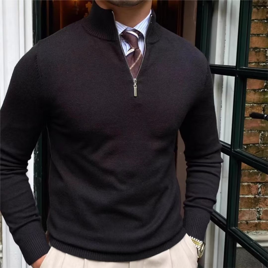 ROMA Luxe Quarter Zip Pullover