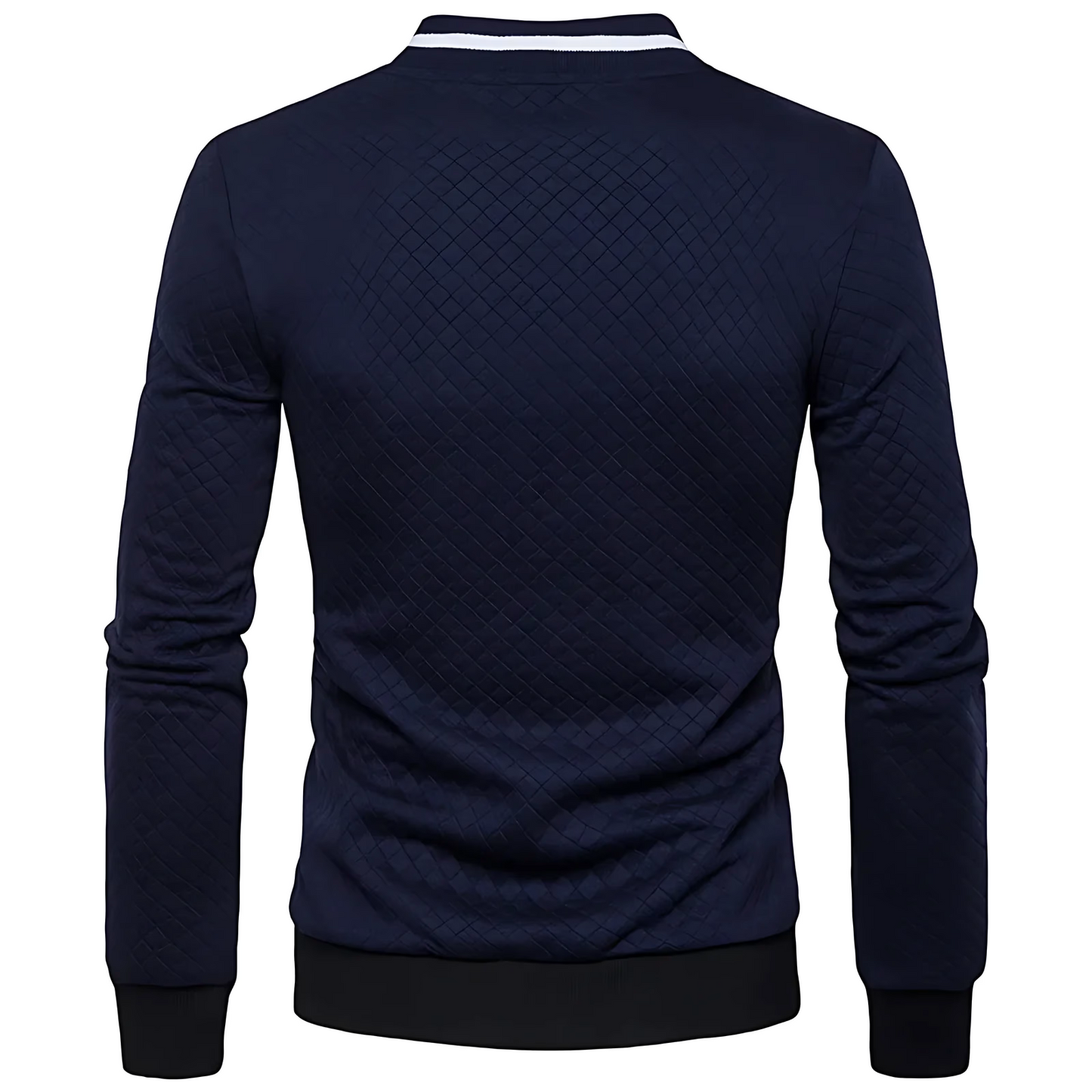 Men’s Modern Quilted Zip-Up Bomber Jacket