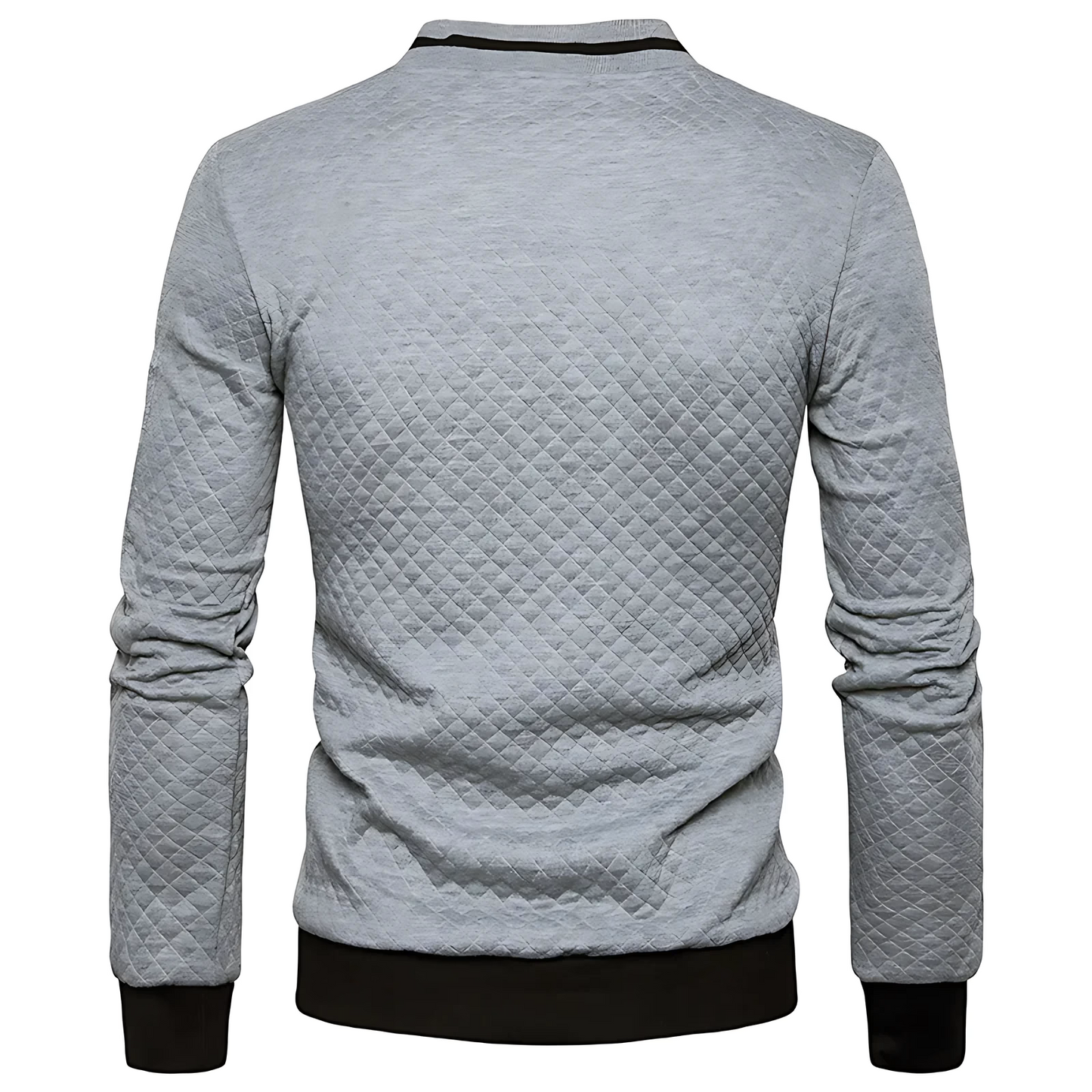 Men’s Modern Quilted Zip-Up Bomber Jacket