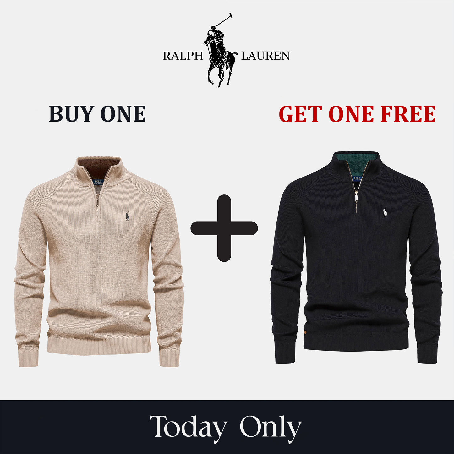 Zip Sweater: Get 2 for the Price of 1
