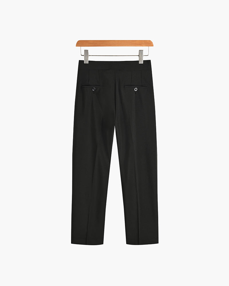 Parisian Elegance: Classic Heritage Trousers