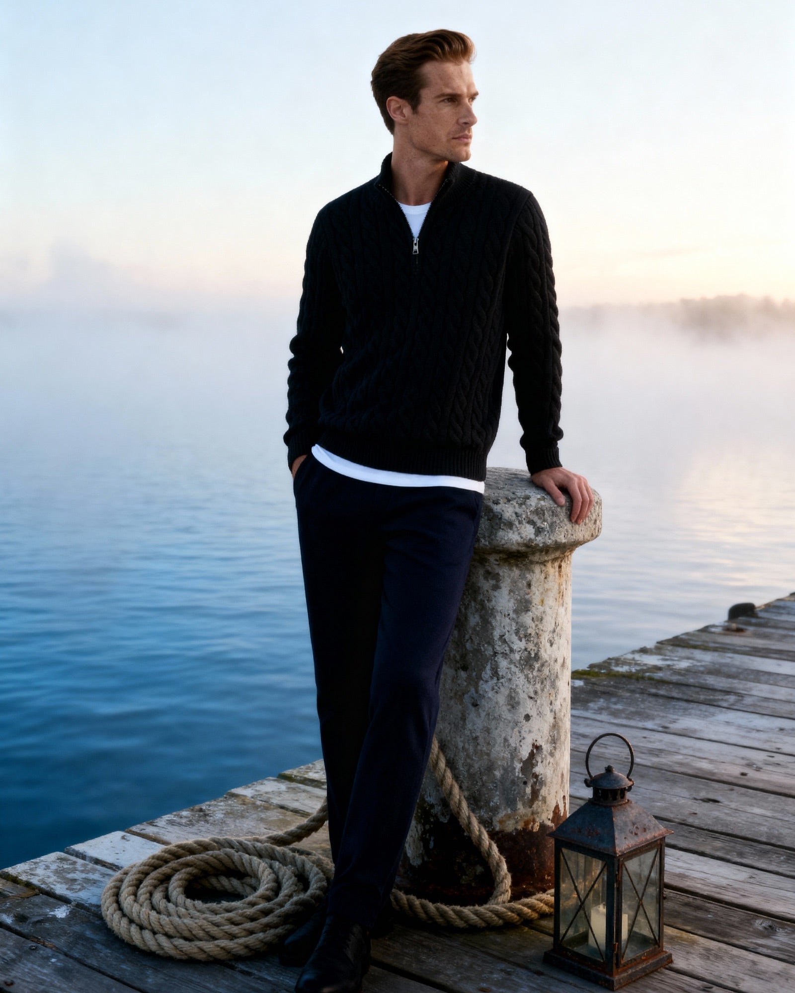 Verbier Luxe Half-Zip Pullover
