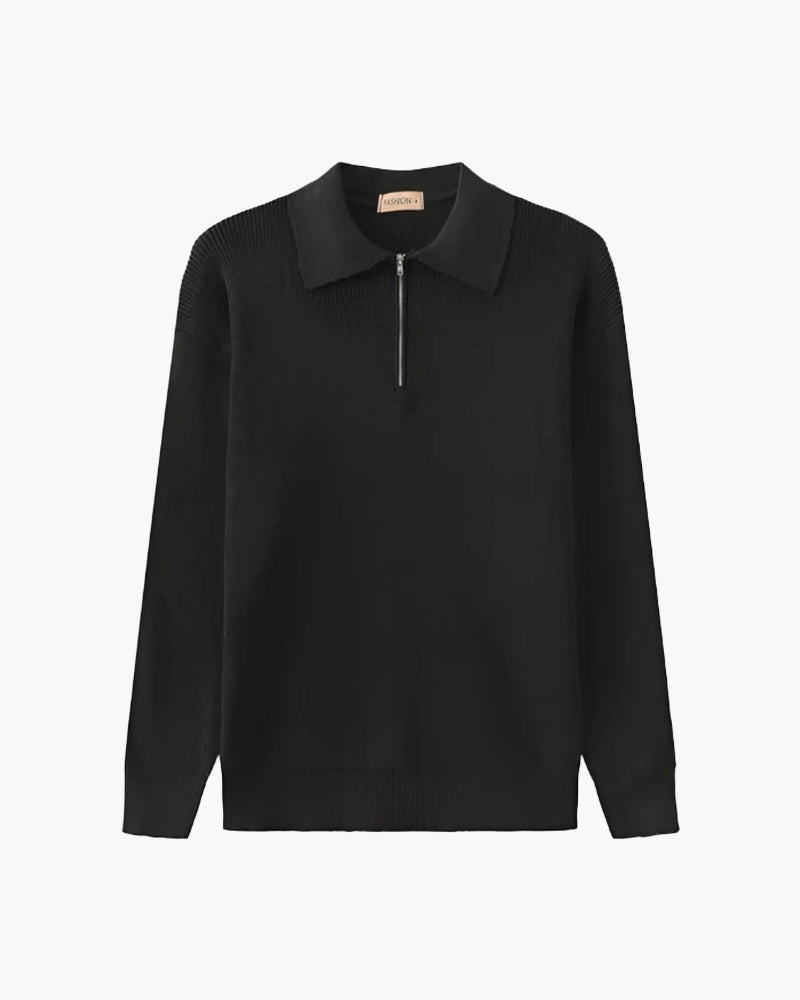Cesare Half-Zip Knit Pullover