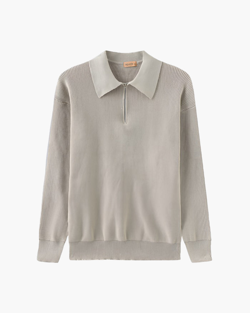 Cesare Half-Zip Knit Pullover